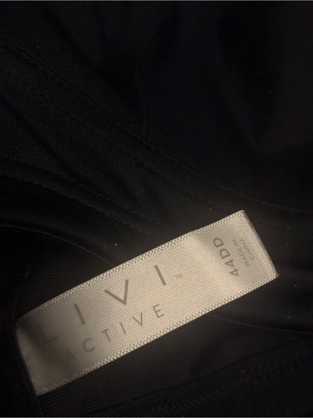 44DD LIVI Active High-Impact Underwire Sports Bra by Lane Bryant.